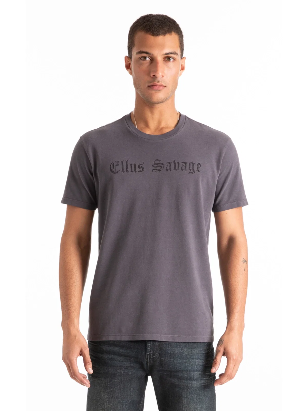 T-Shirt Ellus Savage Cinza Medio — imagem 1