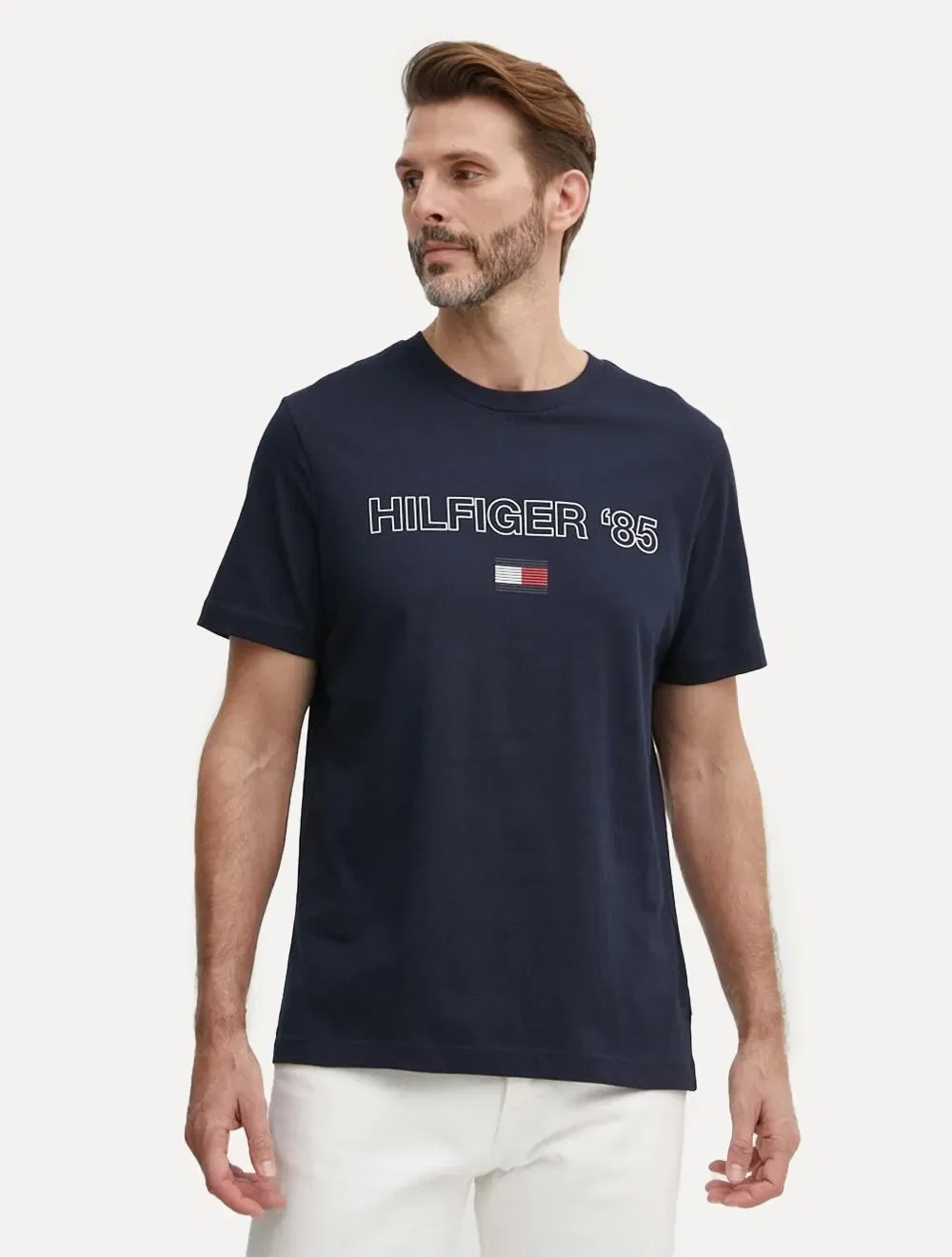 Camiseta Tommy Hilfiger Masculina Essential '85 Azul Marinho — imagem 1