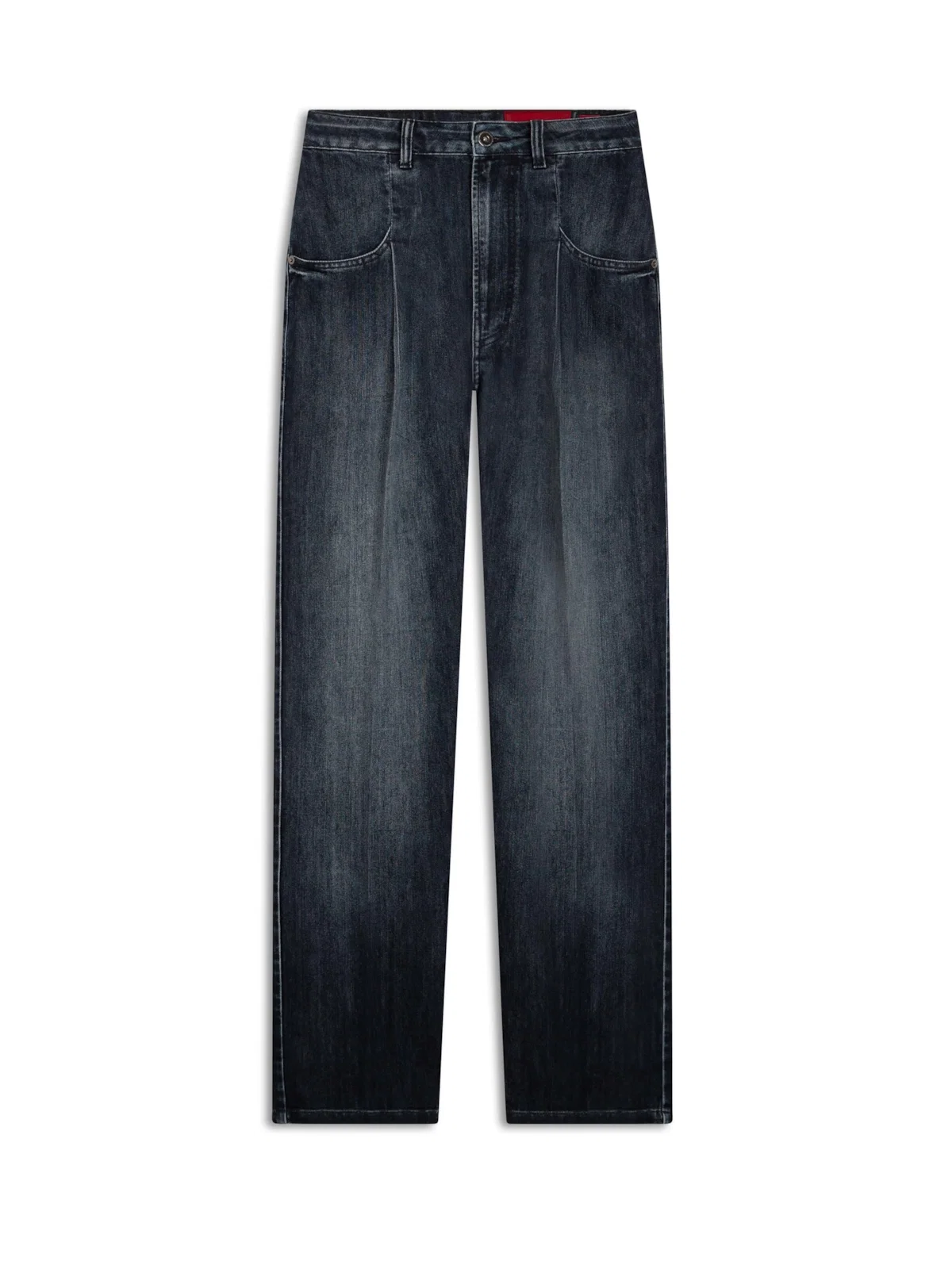 Calça Jeans Dark Lake Slouch 1704-Lav.Escuro C/Tie Dye — imagem 1