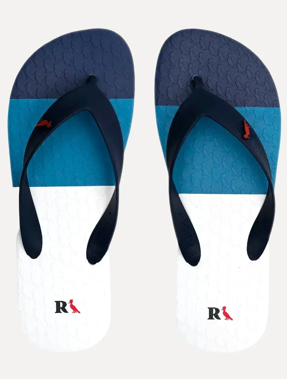 Chinelo Reserva Masculino Trancoso Classic White / Navy Branco