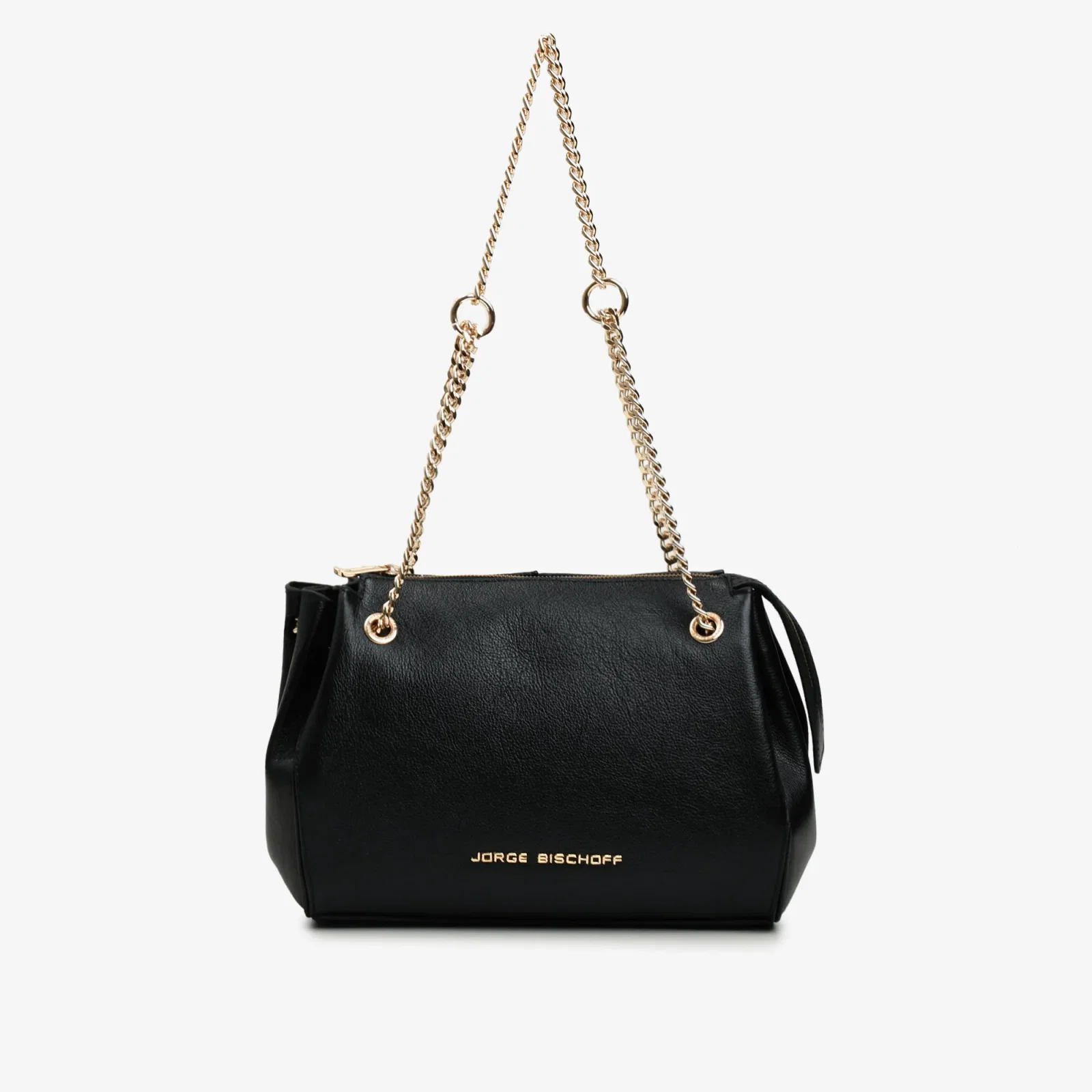 Bolsa Transversal Preto Couro