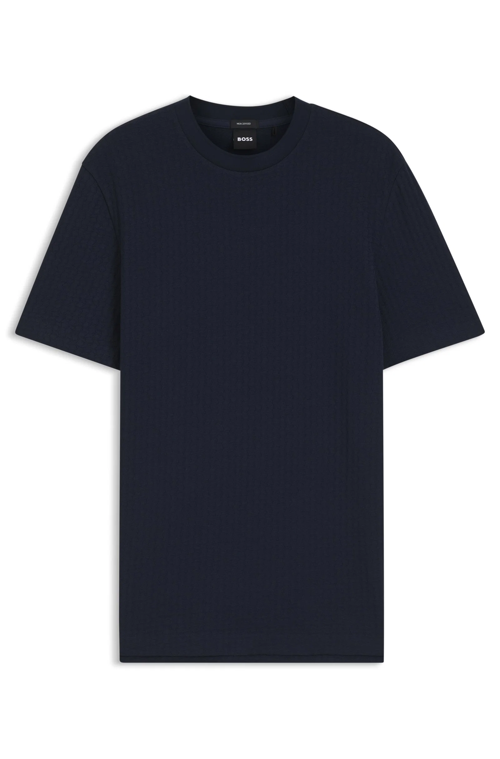 Camiseta Com Padrão De Jacquard Em Algodão — imagem 1