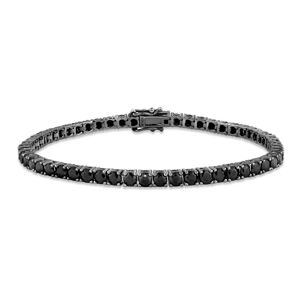 Pulseira Riviera em Prata 925 com Espinélios