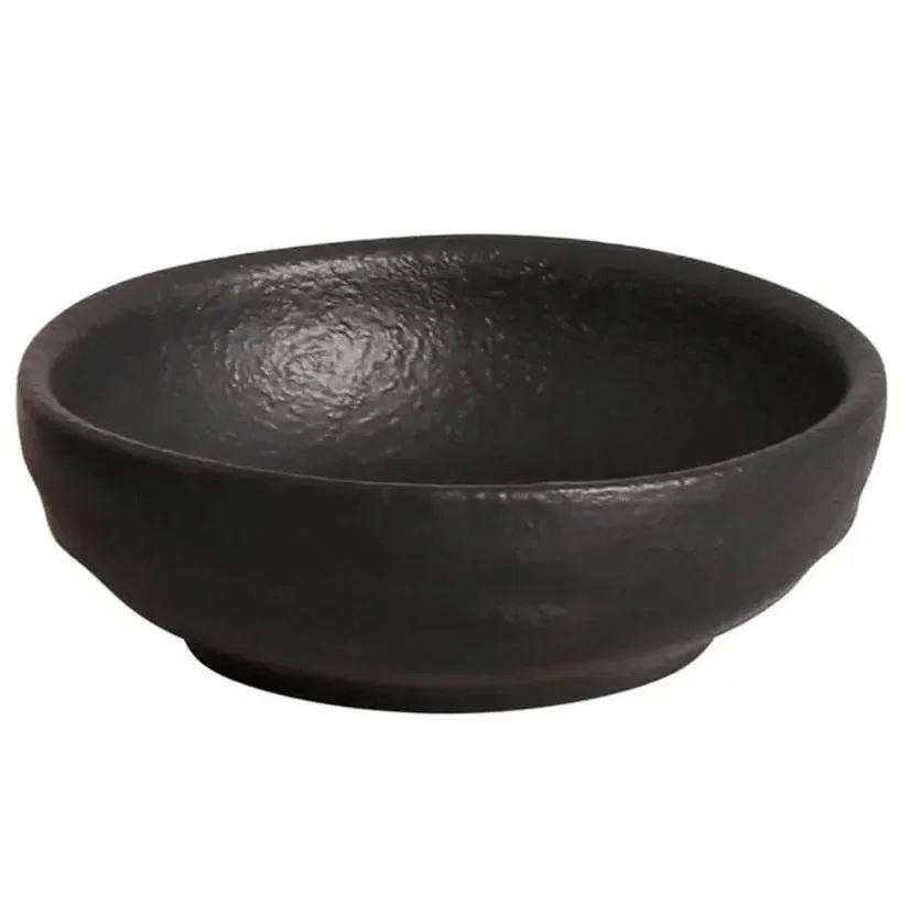 Ramequim / Bowl Cerâmica 9x3cm Geo Orgânico Porto Brasil Preto