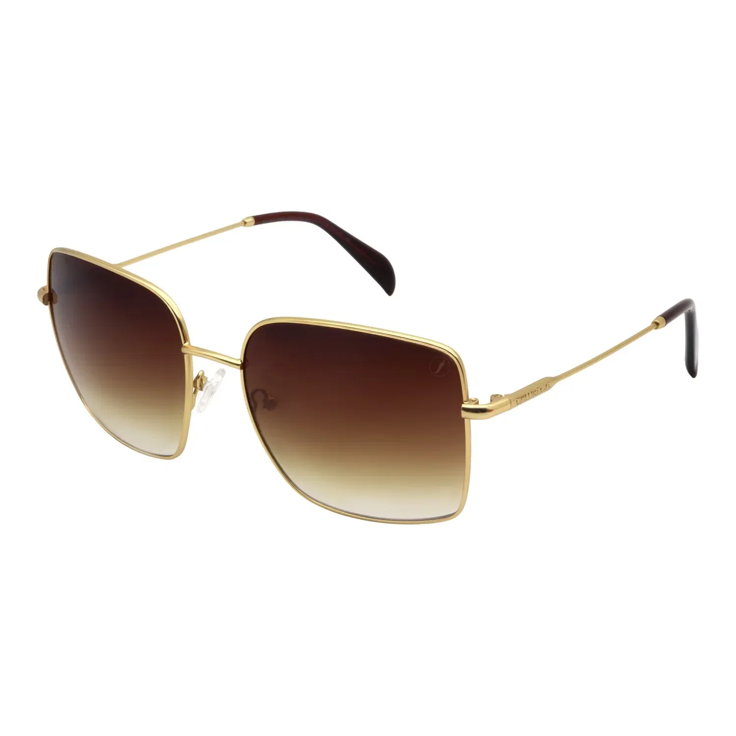 Óculos de Sol Feminino Chilli Beans Quadrado Degradê Marrom — imagem 1