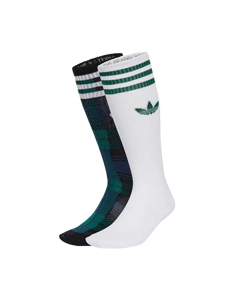 Meia Adidas Tartan Crew 2P Unissex