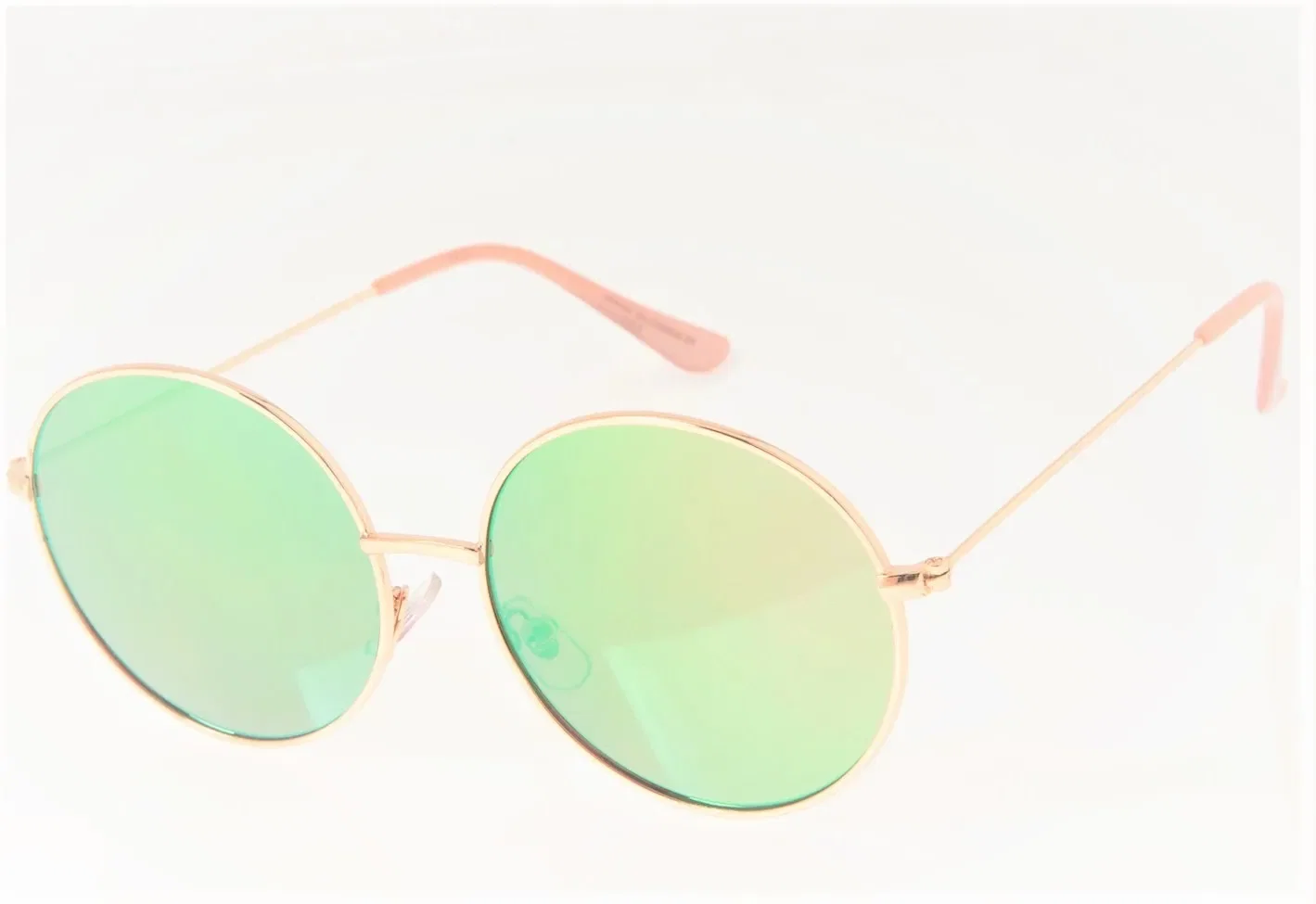 Óculos De Sol Feminino Chilli Beans Redondo Rosa Dourado