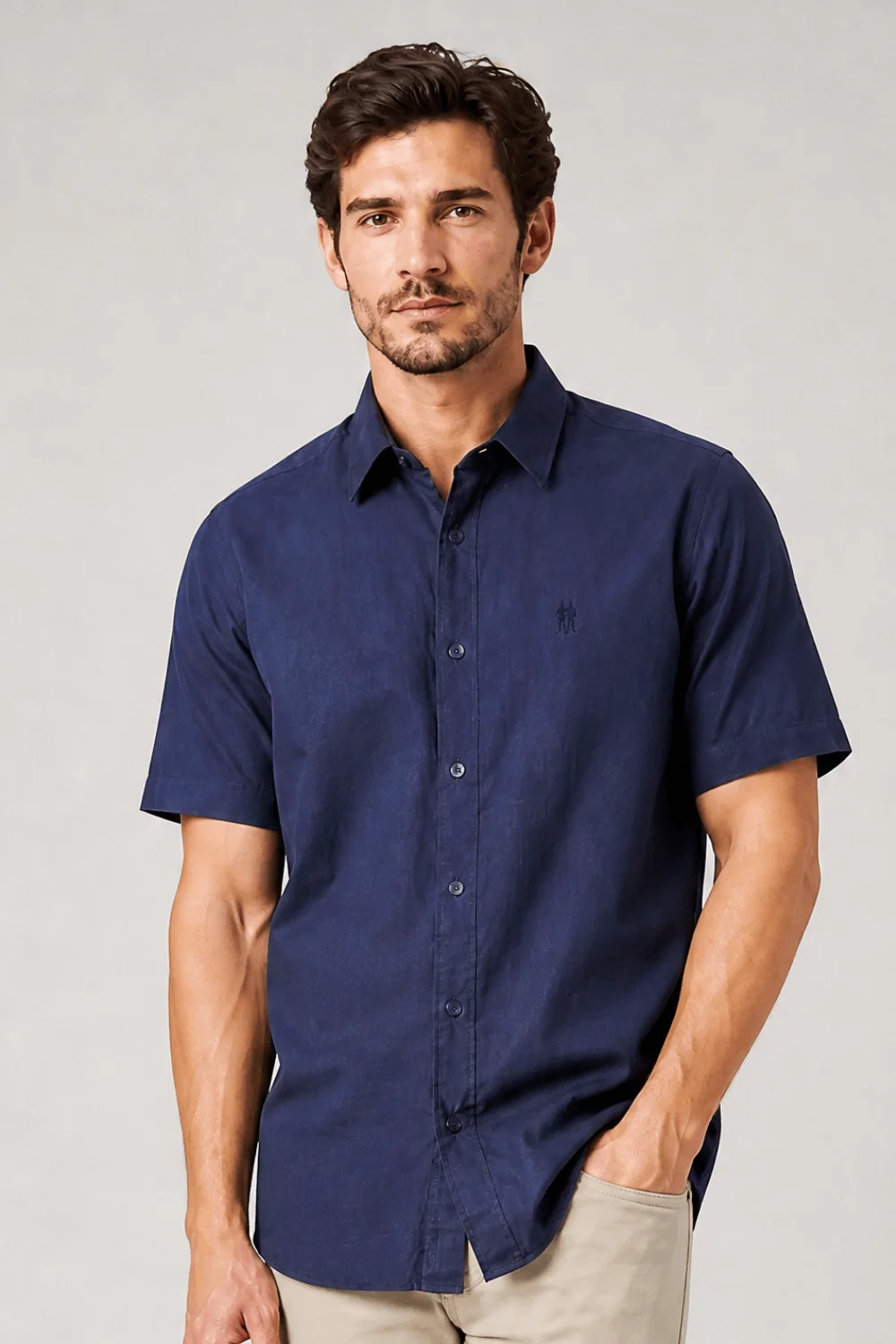 Camisa Masculina Olinda Polo Wear Marinho