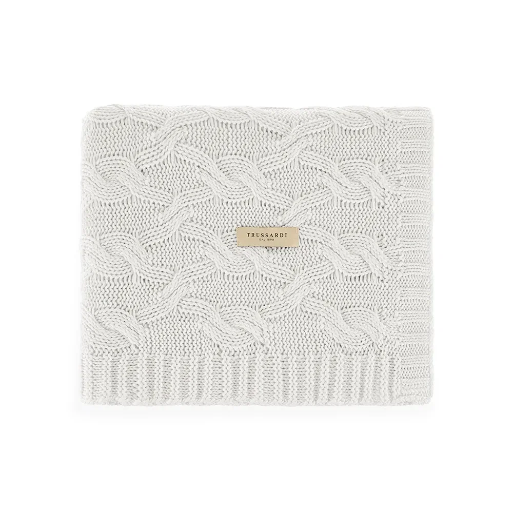 Manta Tricot Vittoria 100% Algodão Branco — imagem 1