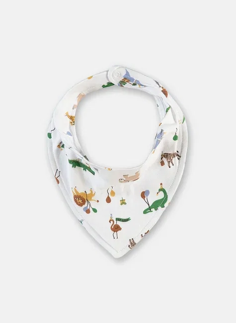 Babador Bandana Dupla Face Em Suedine Premium Multicolor Up Baby