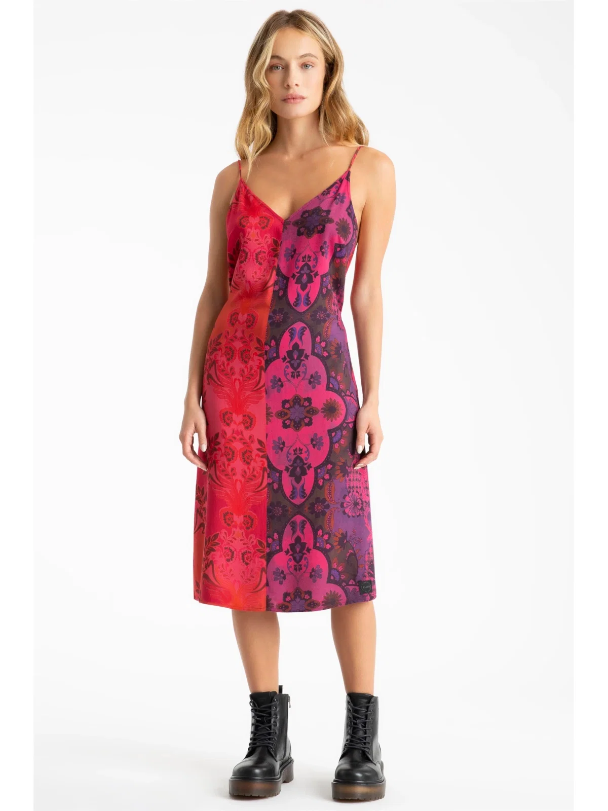 Vestido Flowers Mix Sleeveless Estampado — imagem 1