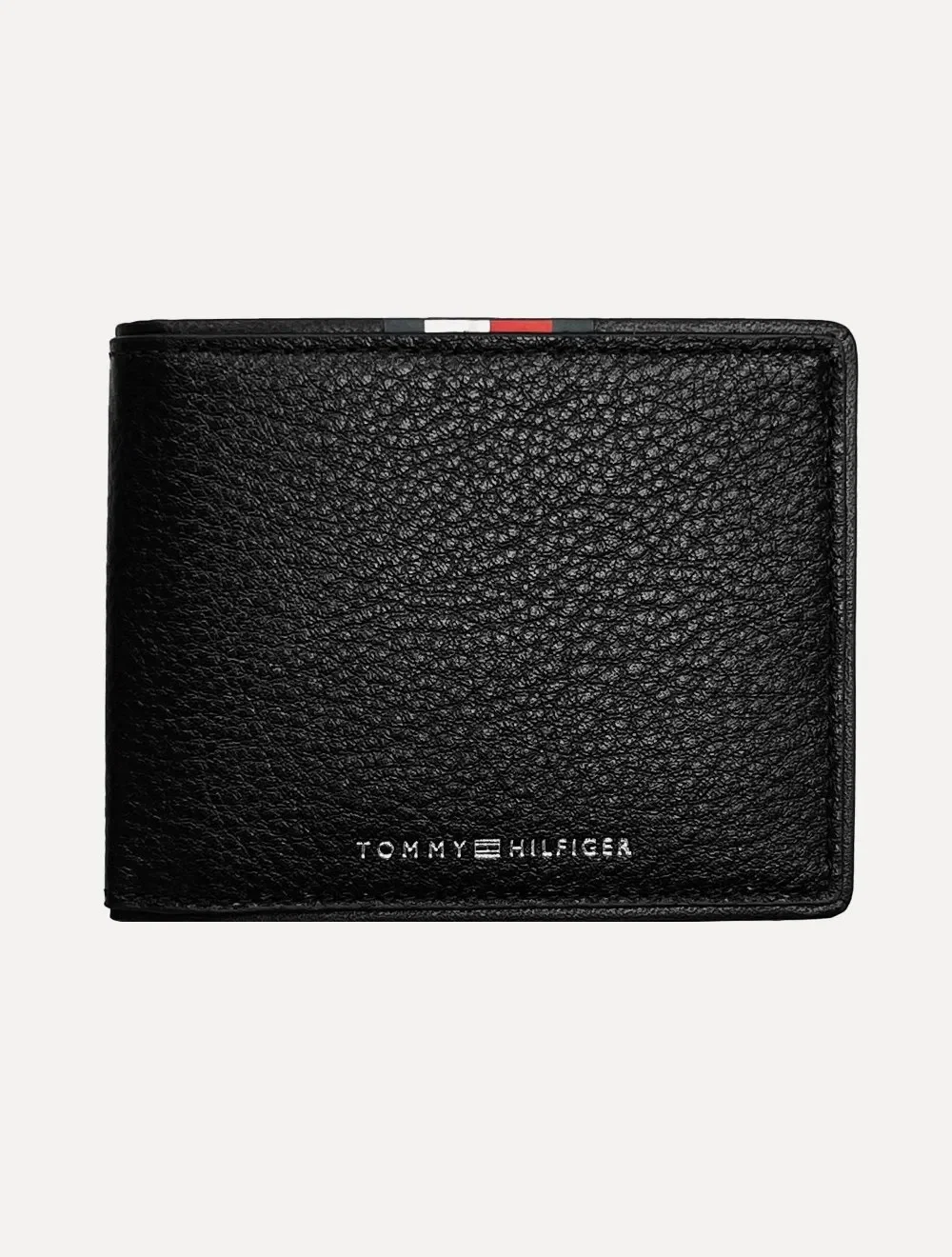 Carteira Tommy Hilfiger Masculina Couro Corporate Mini CC Preta