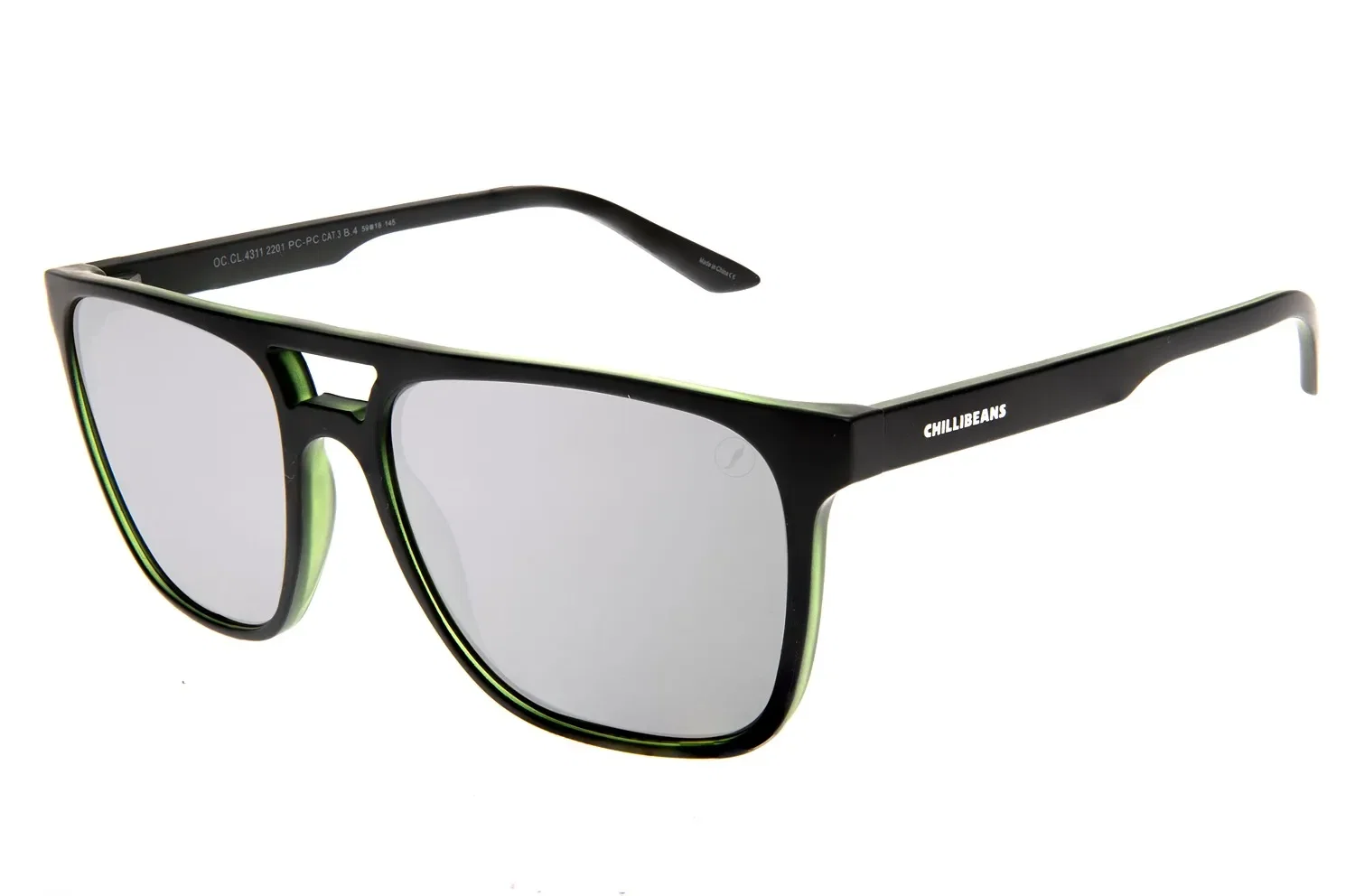 Óculos de Sol Masculino Chilli Beans Bossa Nova Ônix