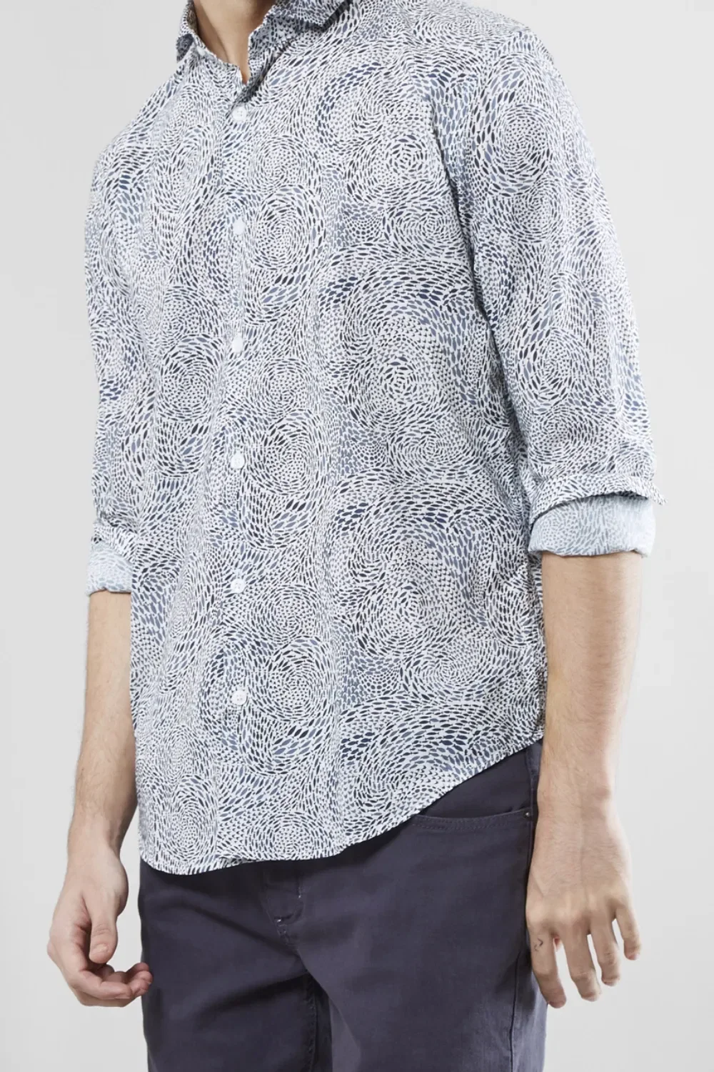 Camisa Enxuto Estampa Cardume — imagem 1