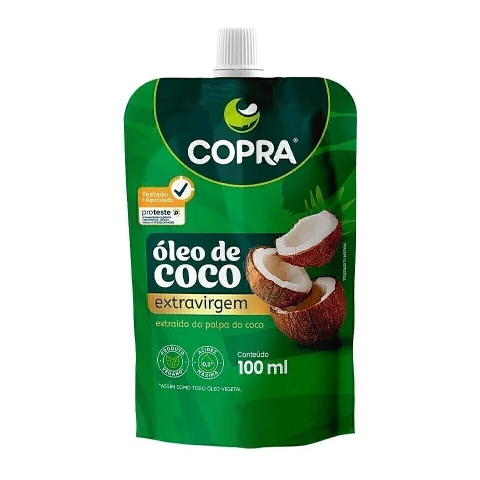Óleo de Coco Copra Extra Virgem 100ml
