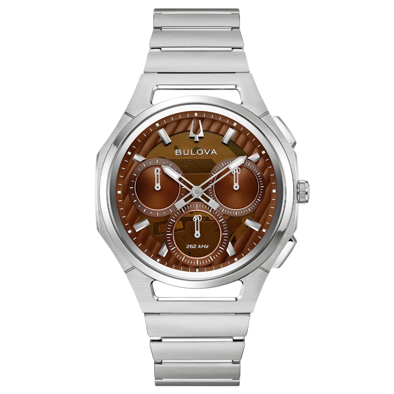 Relógio Bulova Curv Masculino em Aço Prateado 96K117 — imagem 1