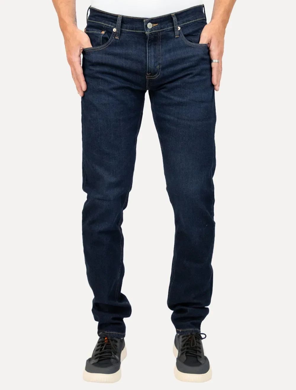 Calça Levis Jeans Masculina 512 Slim Taper Stretch Azul Dark Blue