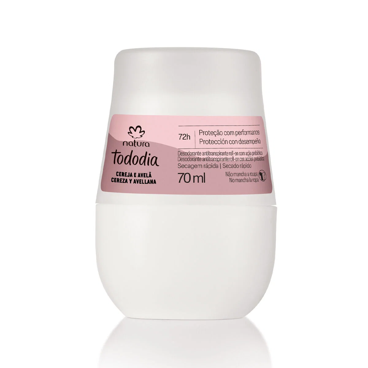 Desodorante Roll-on Tododia Cereja e Avelã 70 ml — imagem 1