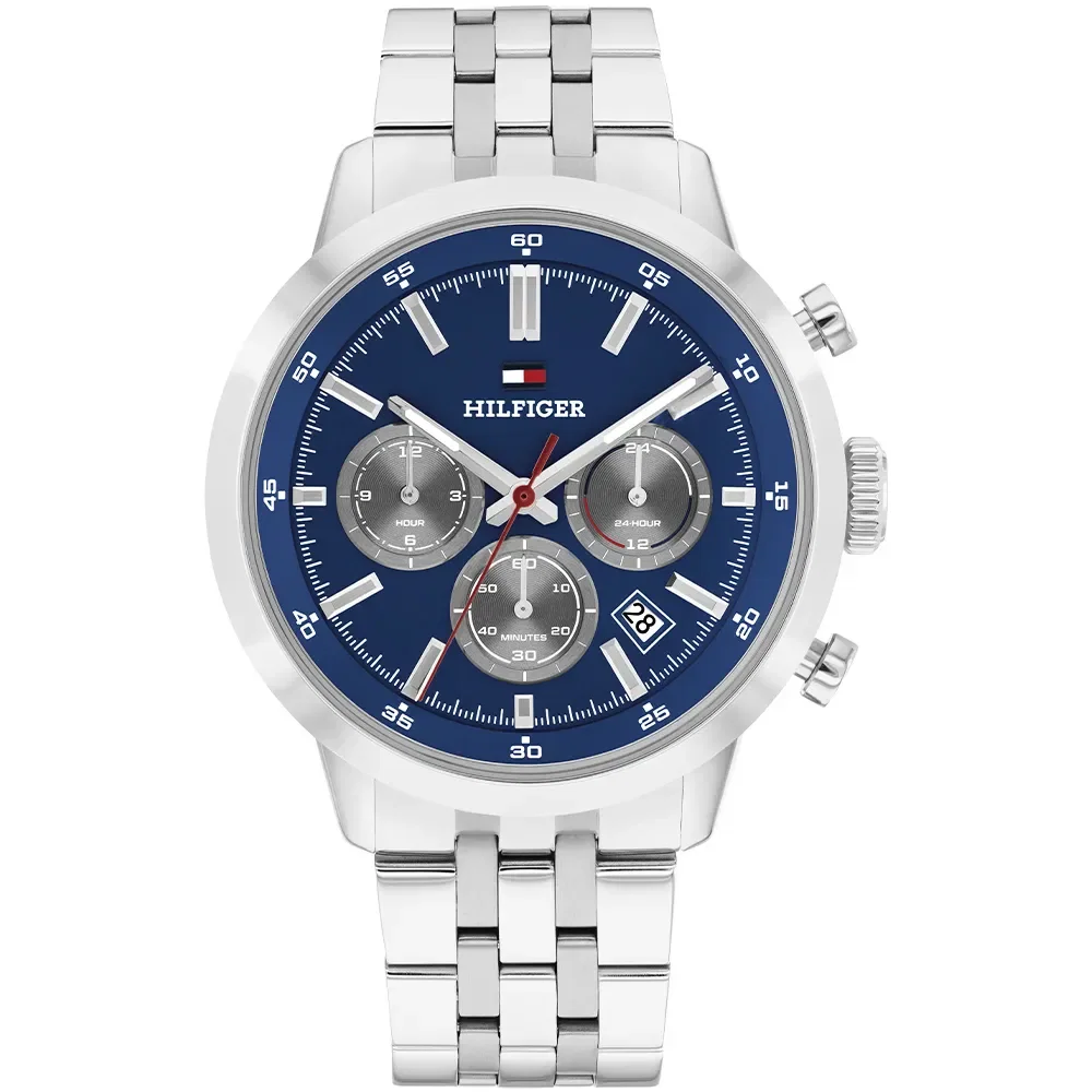 Relógio Tommy Hilfiger Kent Masculino em Aço Prateado 1710753