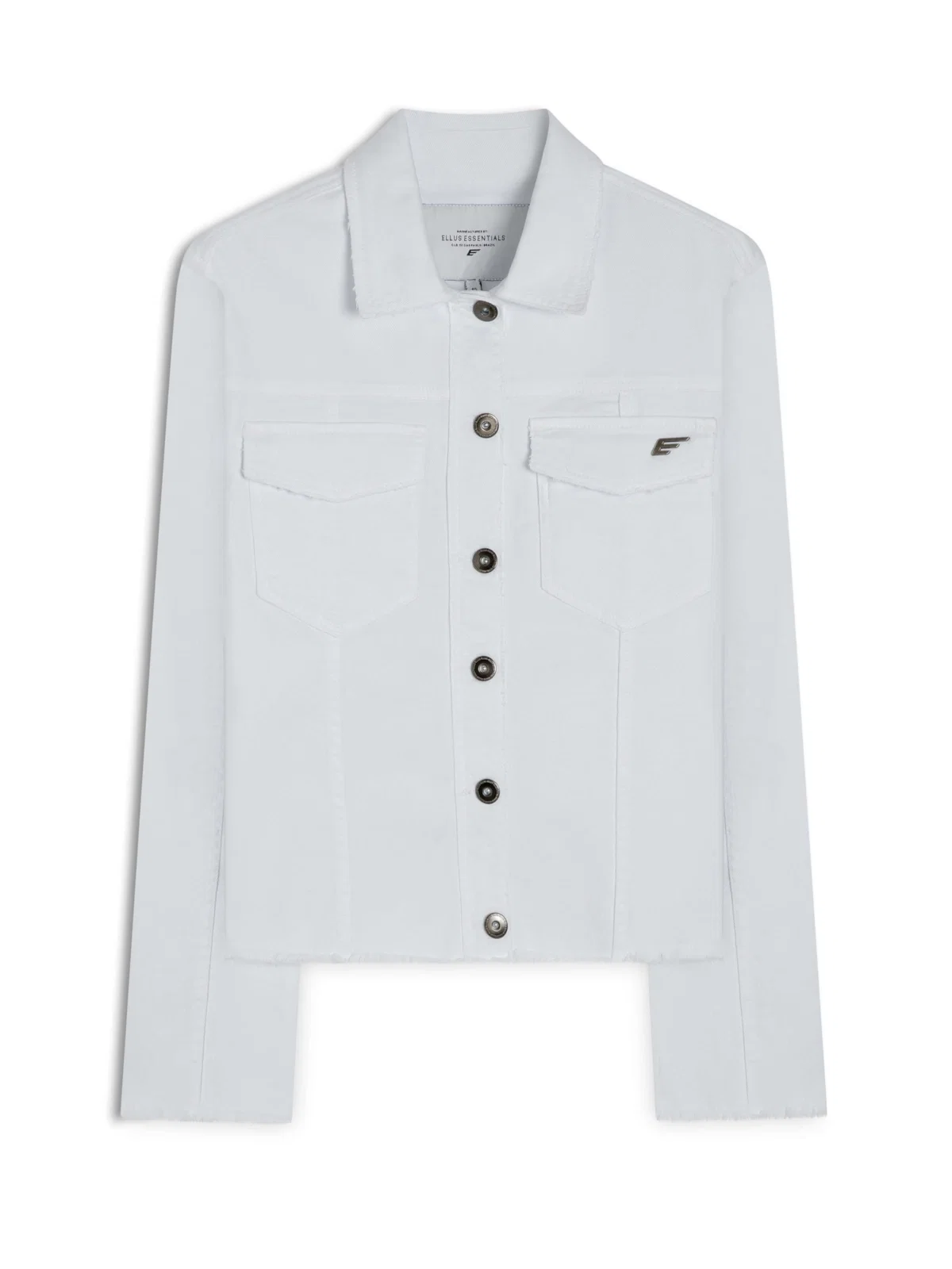 Jaqueta Vintage Denim Color Lilly Branco — imagem 1