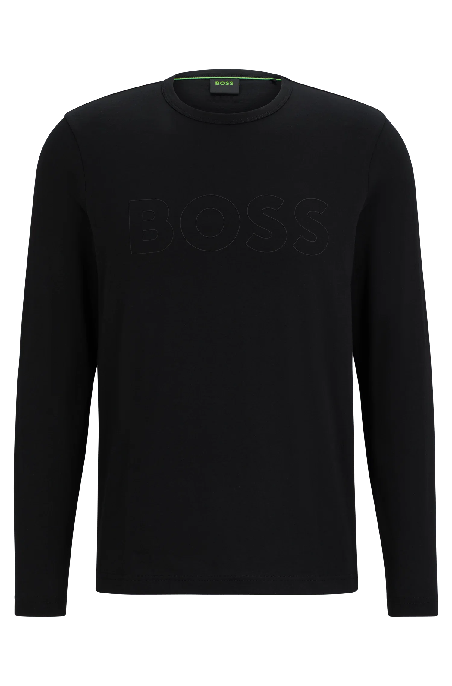 Camiseta De Algodão Jersey Com Detalhe De Logo — imagem 1