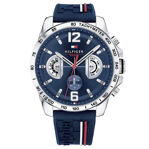Relógio Tommy Hilfiger Masculino Borracha Azul 1791476