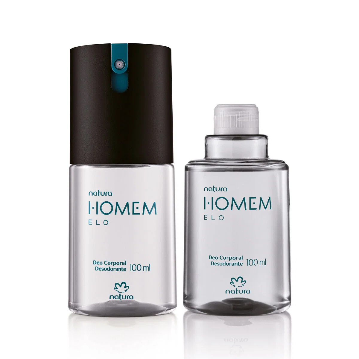 Kit Desodorante Corporal Natura Homem Elo com Refil (2 produtos) — imagem 1