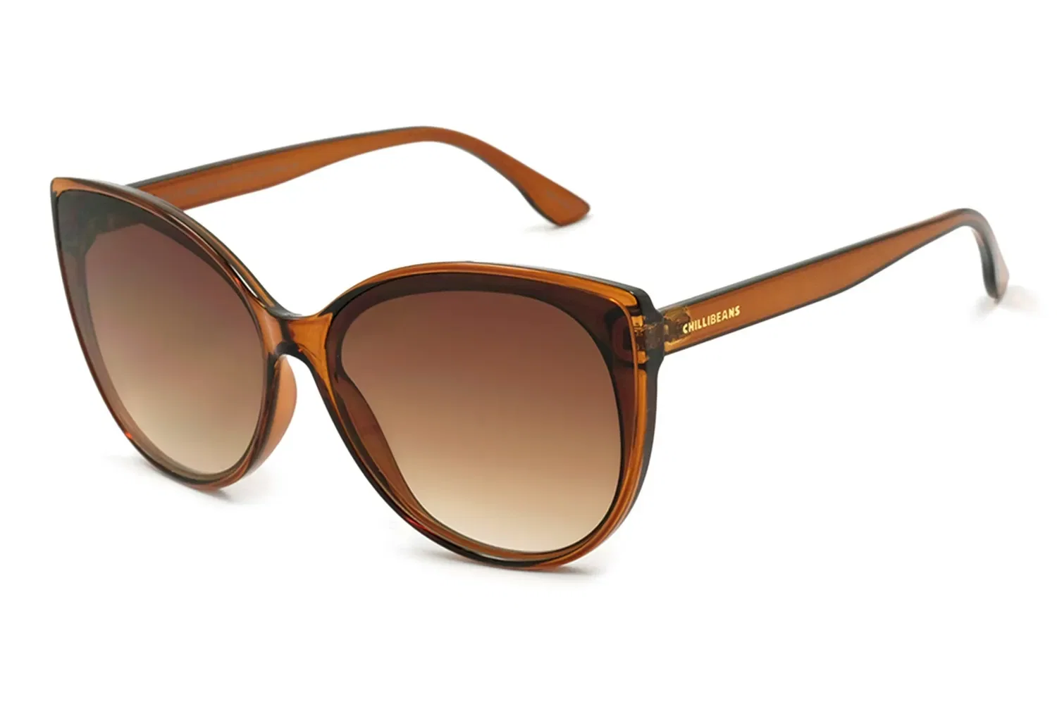 Óculos de Sol Feminino Chilli Beans Cat Caramelo — imagem 1