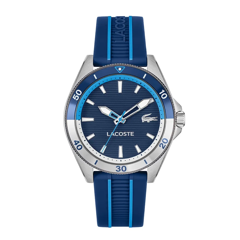 Relógio Lacoste Mainsail Masculino em Borracha Azul 2011456 — imagem 1
