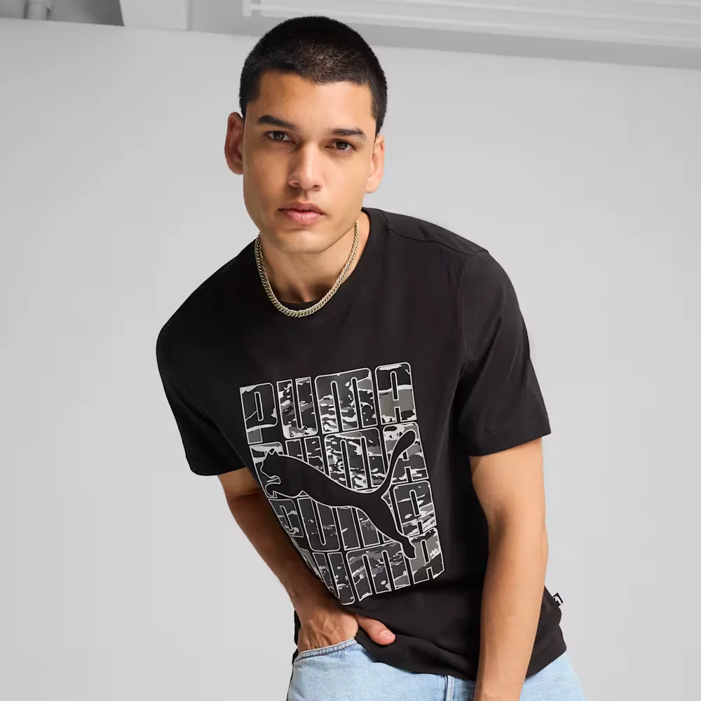 Camiseta GRAPHICS Camo Masculina — imagem 1