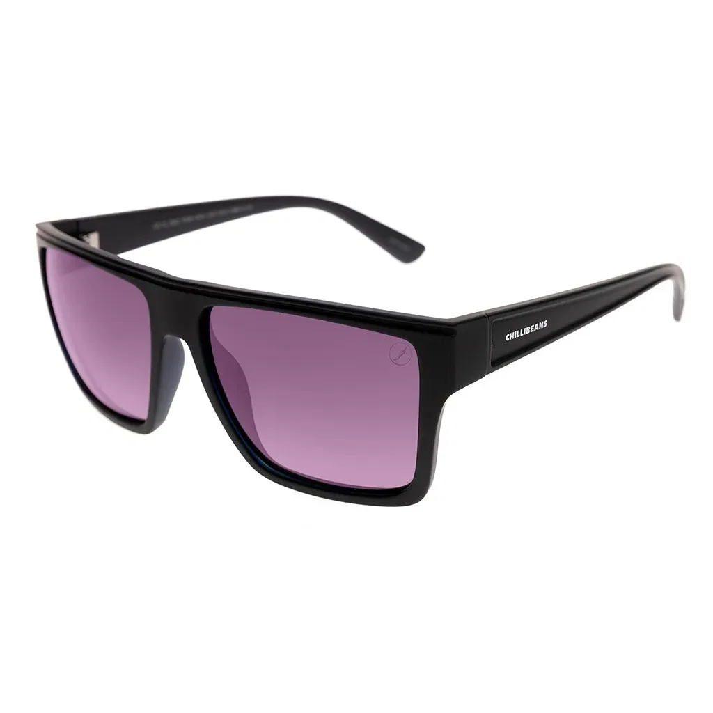 Óculos de Sol Masculino Chilli Beans Clássicos Quadrado Roxo — imagem 1