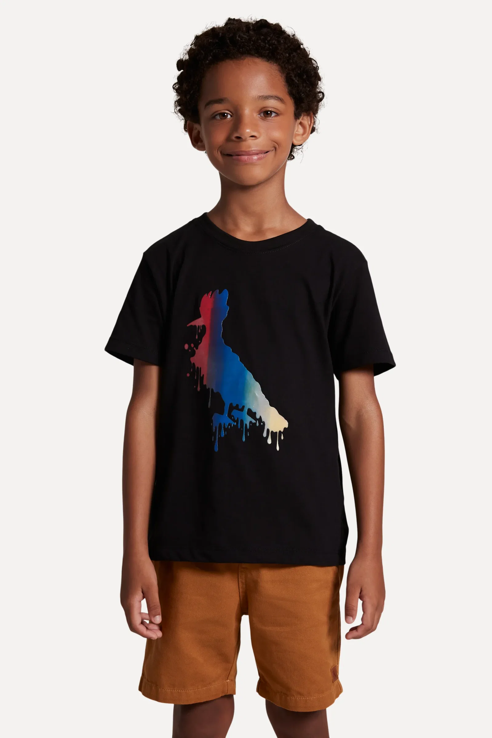 Camiseta Estampada Mini Slime Colorido — imagem 1