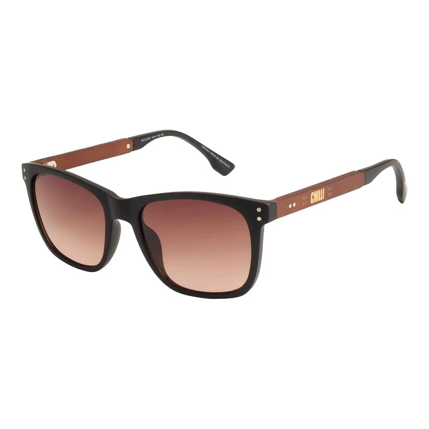 Óculos de Sol Masculino Charlie Brown Jr Bossa Nova Degrade Marrom