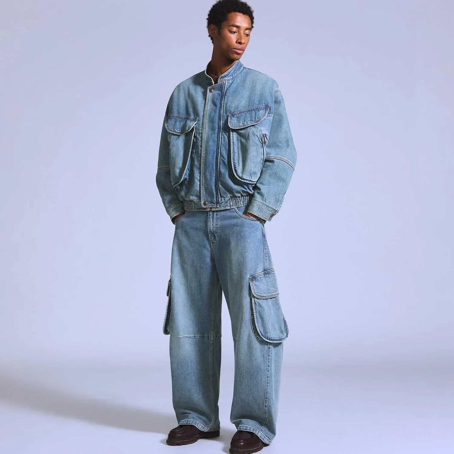 Calça Jeans Levi's® Blue Tab Cargo Lavagem Média
