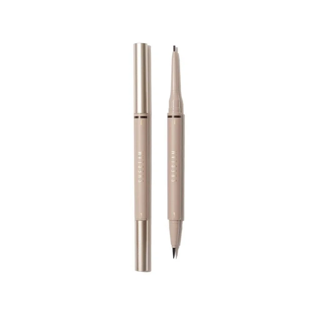 Lápis de Sobrancelhas Sheglam Brows On Demand 2 in 1 Chocolate