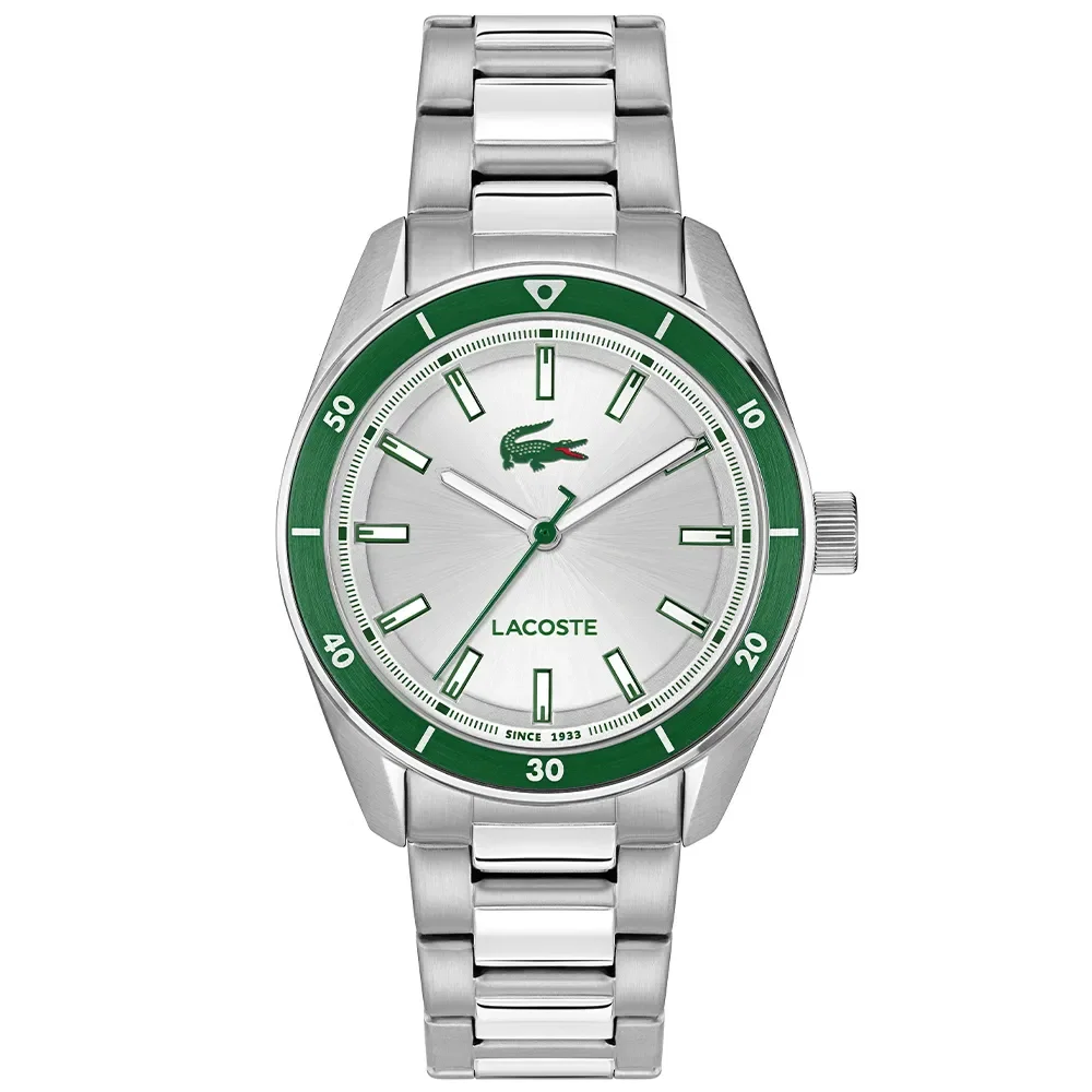 Relógio Lacoste Boston Masculino em Aço Prateado 2011487
