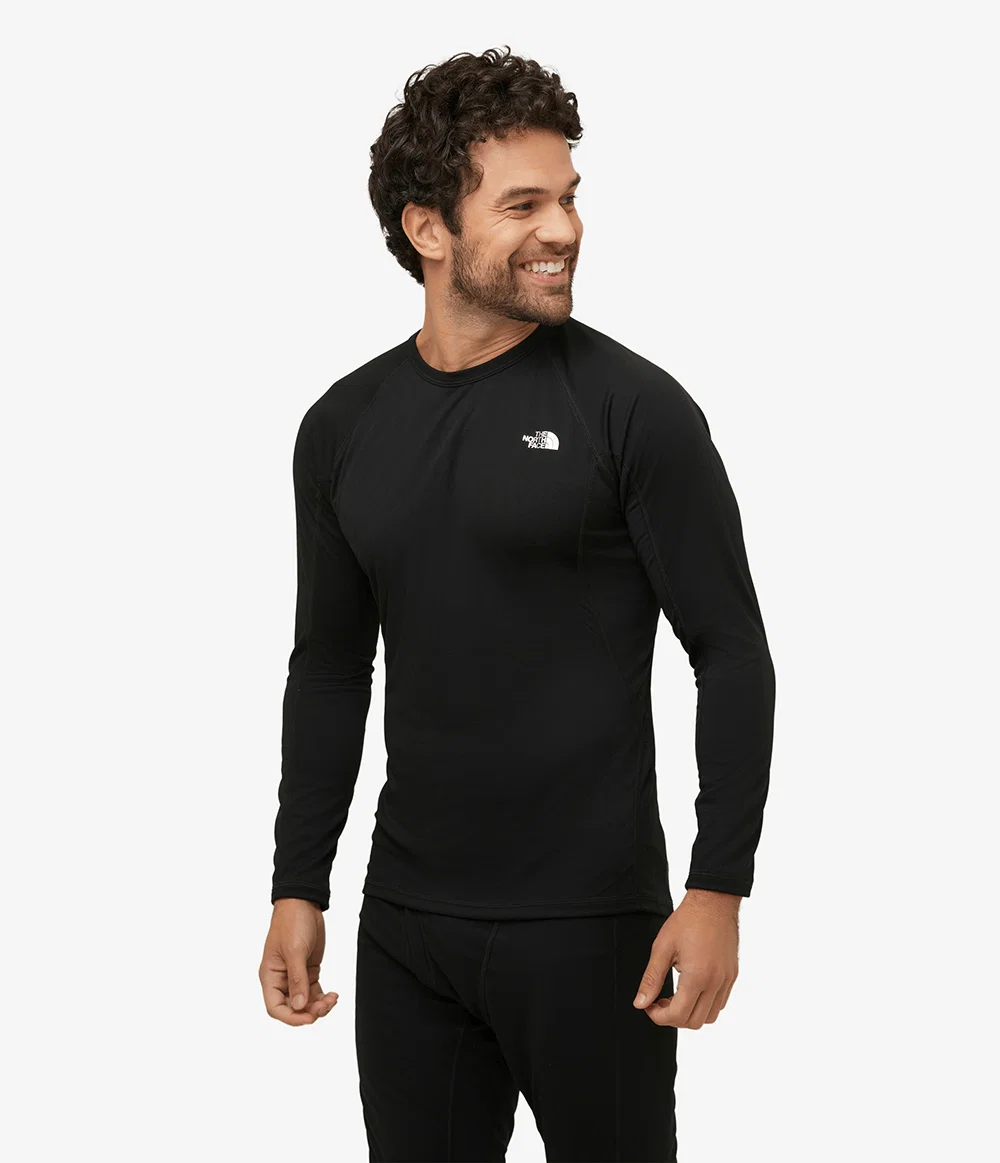 Camiseta Segunda Pele Masculina Light Crew TNF Black