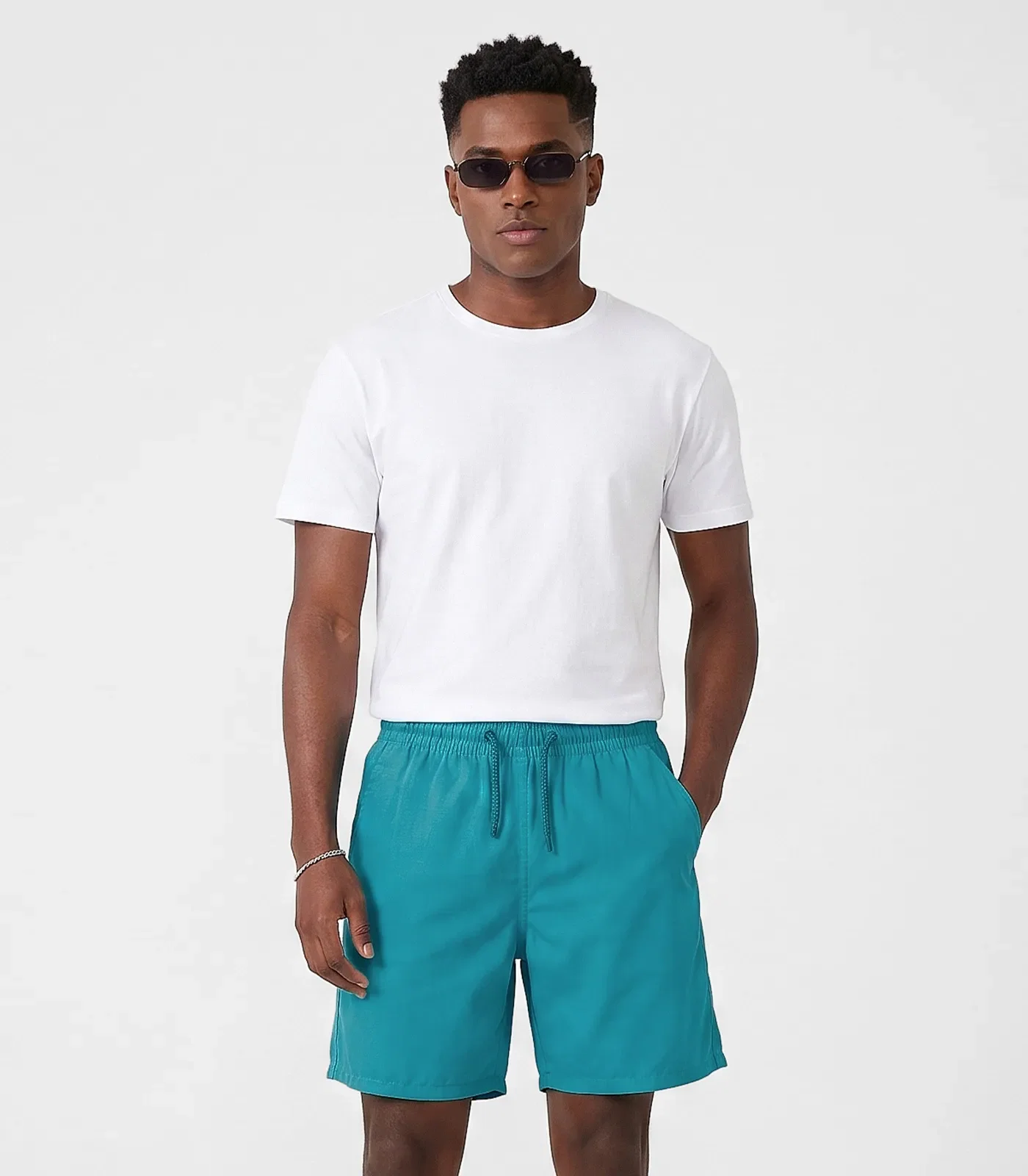 Bermuda Masculina Em Suede Com Bolsos Filt Surf Azul — imagem 1