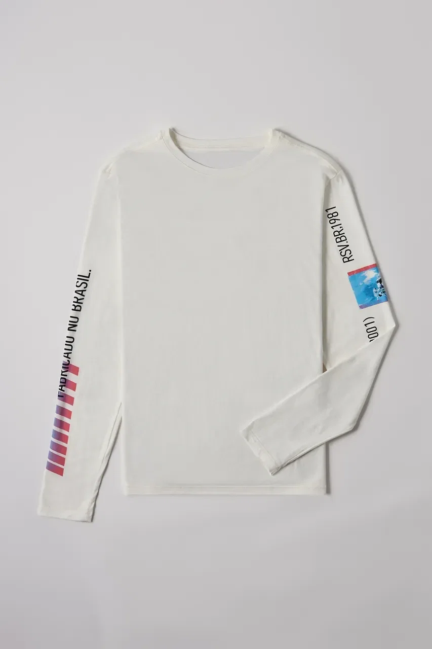 Camiseta Ml Estampada Coordenadas