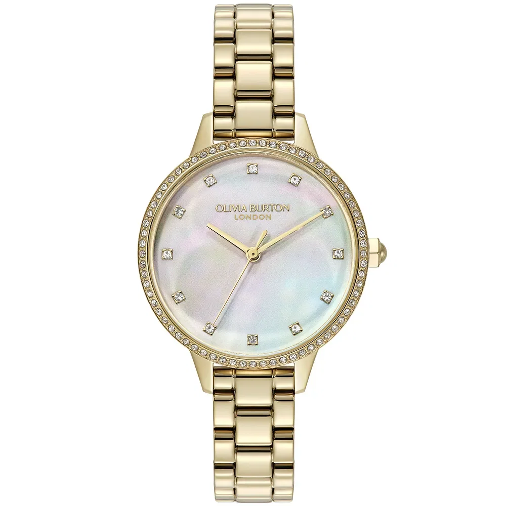Relógio Olivia Burton Captivate Feminino em Aço Dourado 24000347