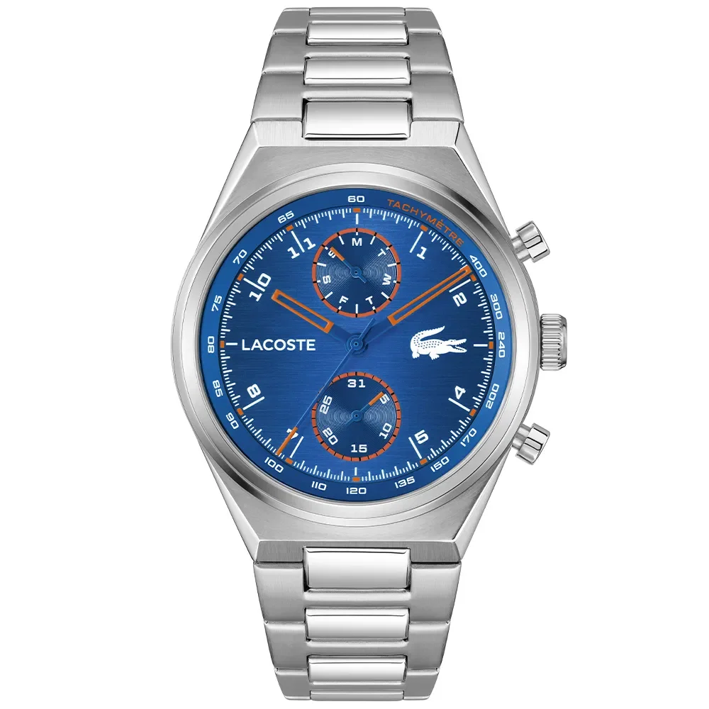 Relógio Lacoste Line Racer Masculino em Aço Prateado 2011499 — imagem 1