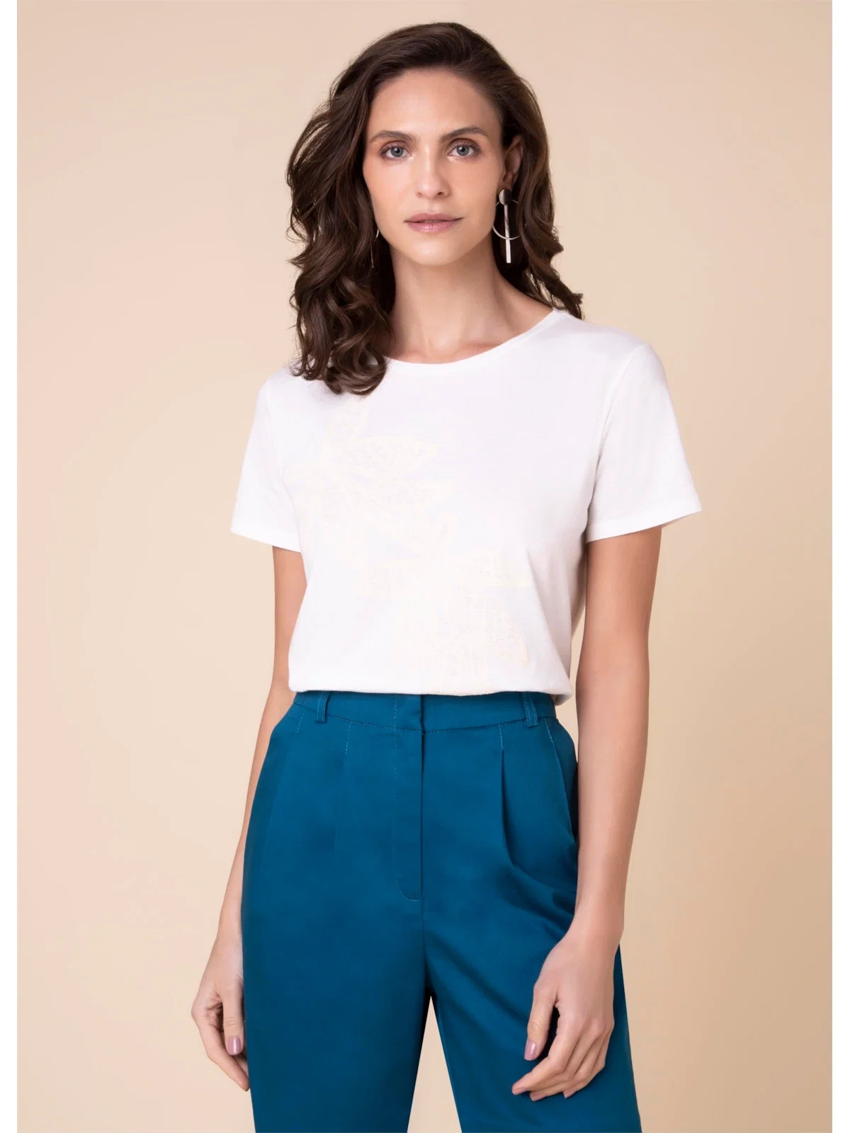 T-Shirt Richelie Off White