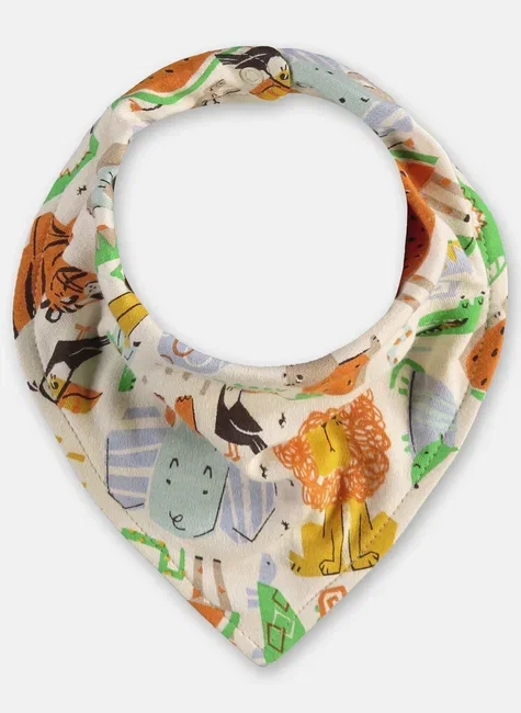 Babador Bandana para Bebê Menino em Suedine Essentials (Bege) Up Baby