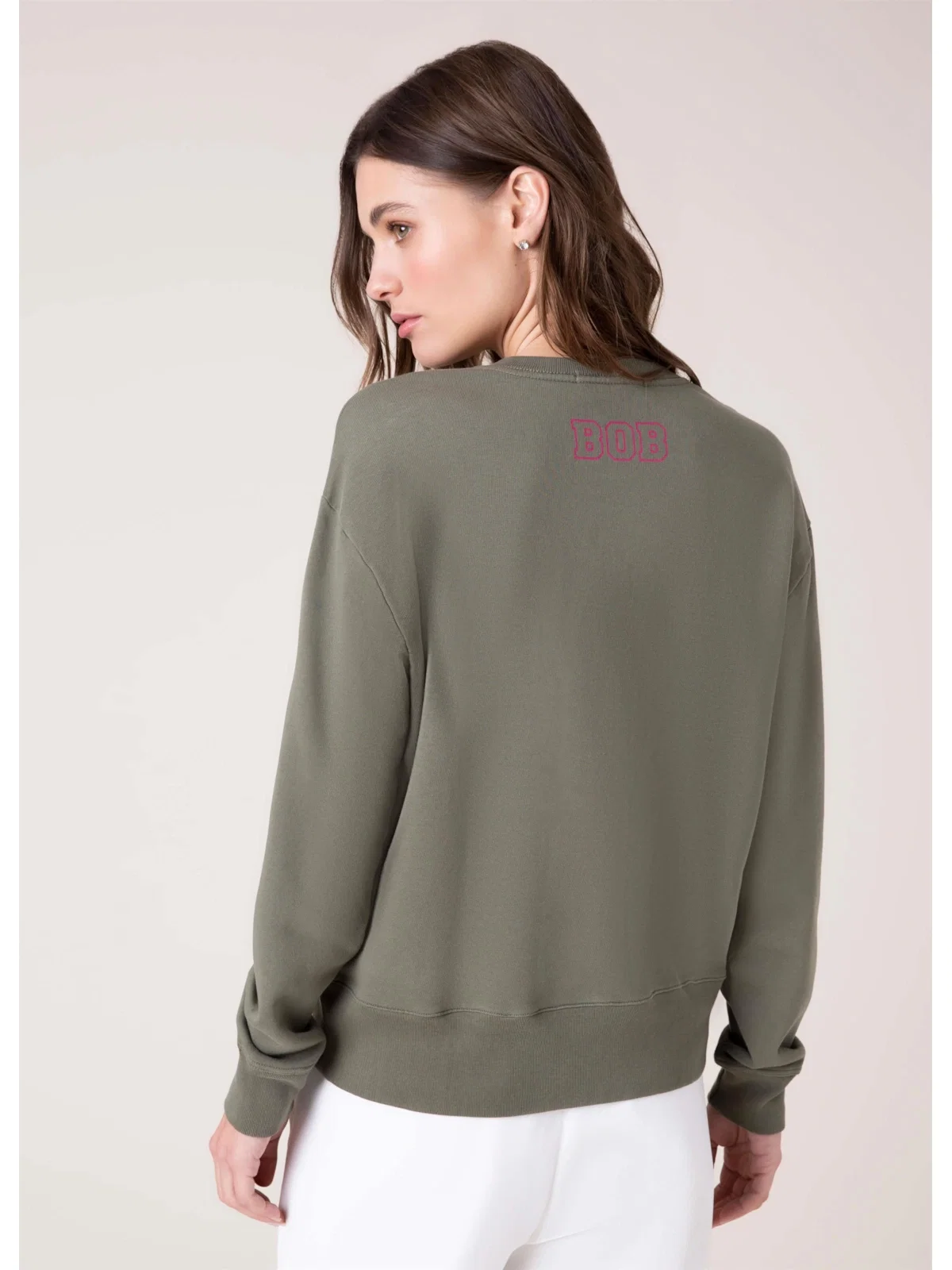 Moletom Garment-Dye Verde Militar — imagem 1