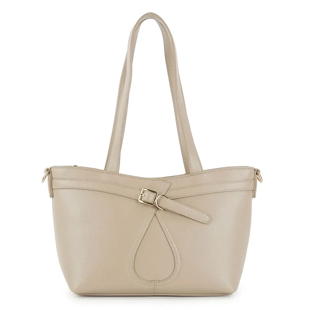 Bolsa Tote Gota bege