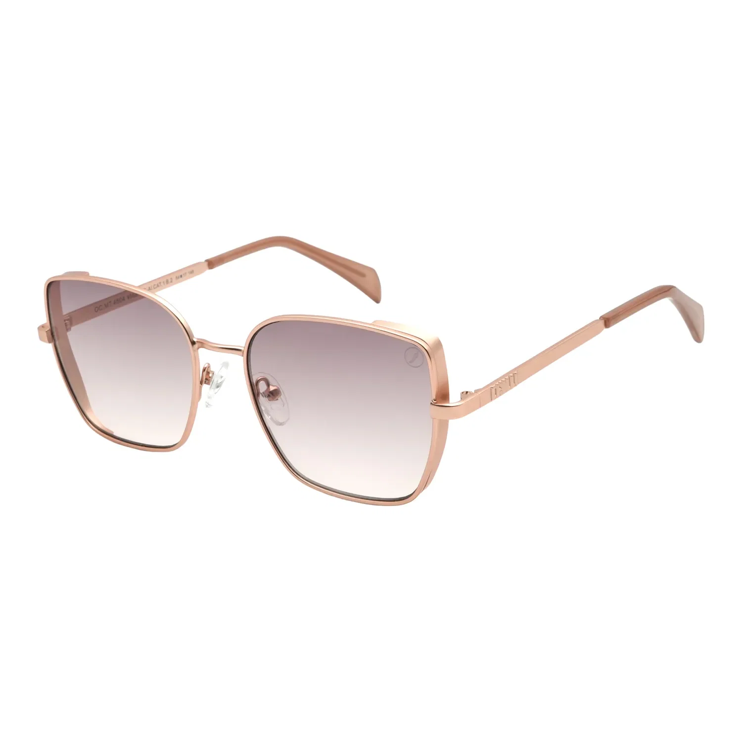 culos de Sol Feminino Chilli Beans Quadrado Aço Inoxidavel Rose