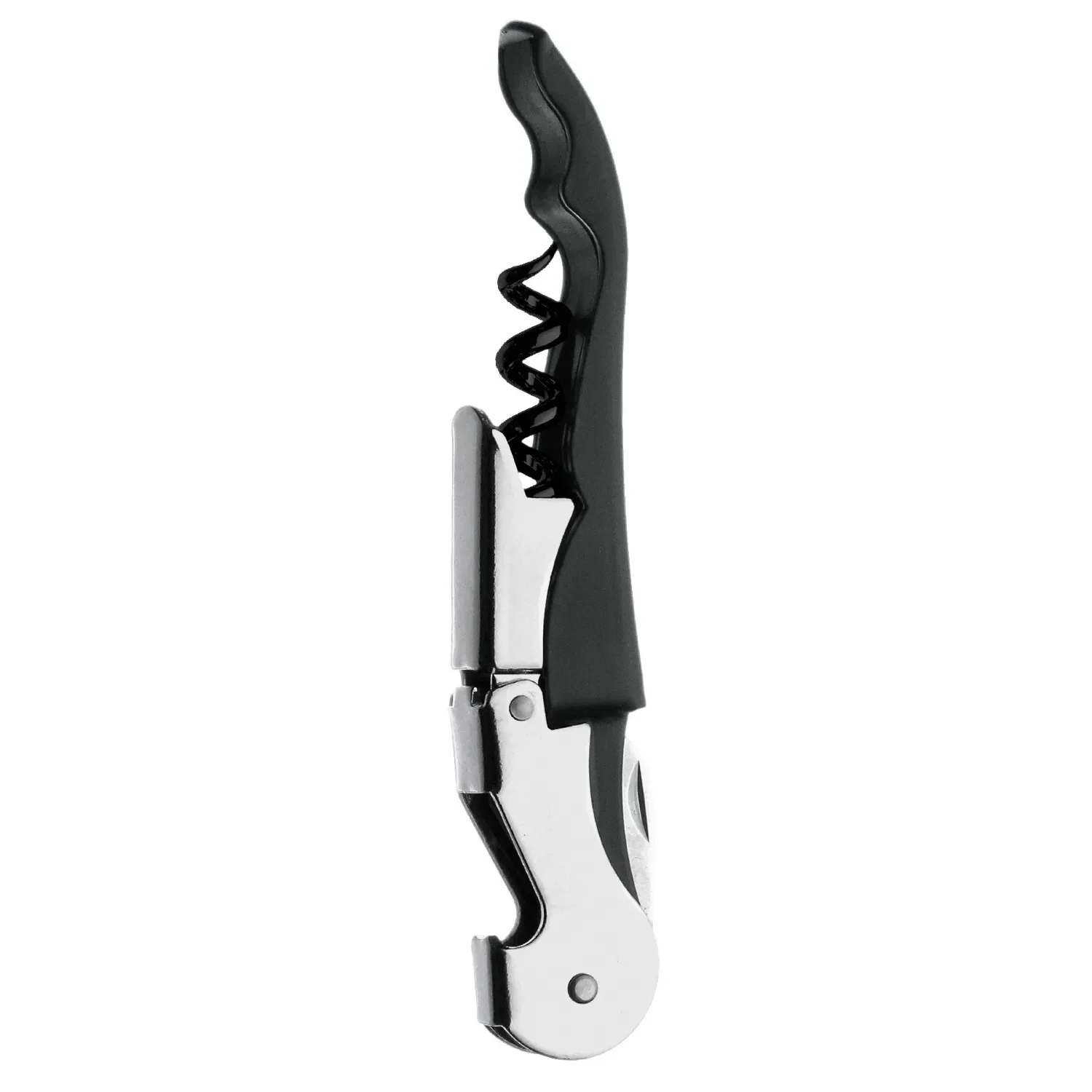 Saca-Rolhas 2 Estagios 12cm Preto Dynamic