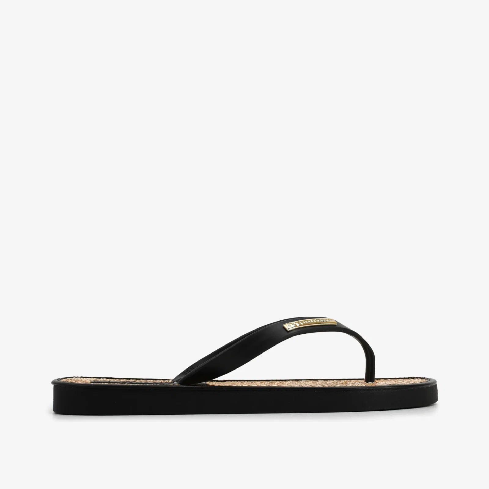 Chinelo Flat Preto