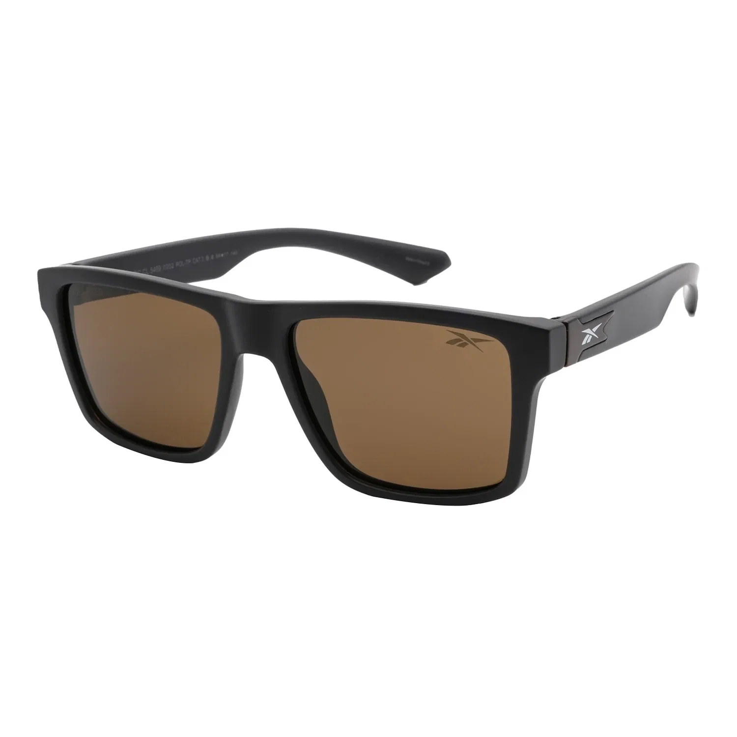 Óculos de Sol Masculino Reebok Quadrado Polarizado Marrom — imagem 1