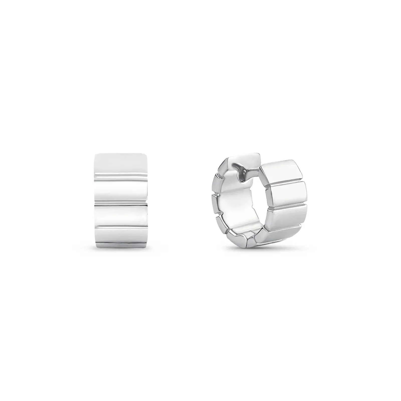 Argola Life Textura em Prata 925, 11,2mm — imagem 1